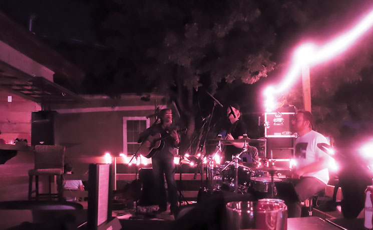 Jordan Zadwick Playing Drums Live